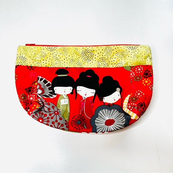 Alexander Henry Handbags - New! Kaori Kokeshi cosmetic bag